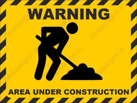 Warning Area Under Construction
