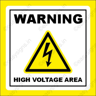 Warning: High Voltage Area