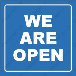 We Are Open