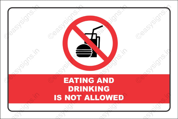 No Eating And Drinking