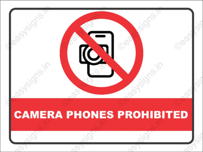 Camera Phones Prohibited
