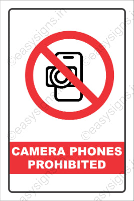 Camera Phones Prohibited