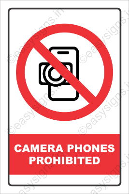 Camera Phones Prohibited