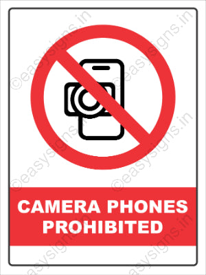 Camera Phones Prohibited