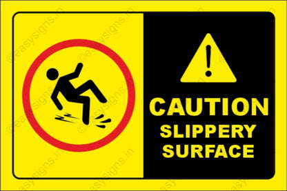 Caution Slippery Surface