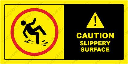 Caution Slippery Surface