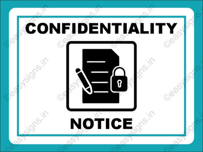 Confidentiality Notice