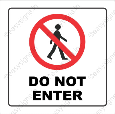 Do Not Enter