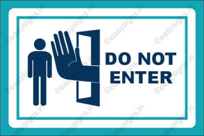 Do Not Enter