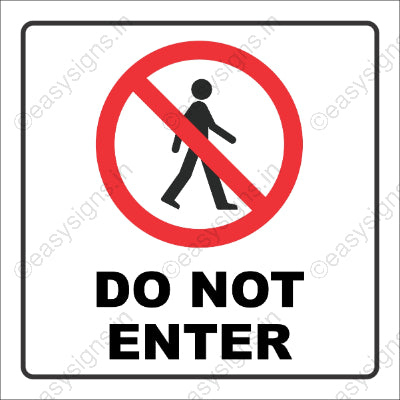Do Not Enter