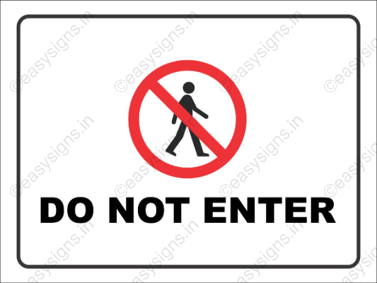 Do Not Enter