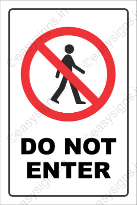Do Not Enter