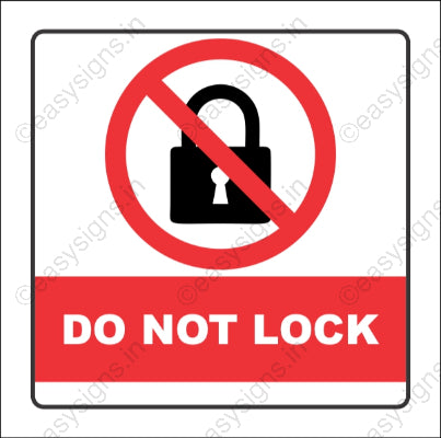 Do Not Lock