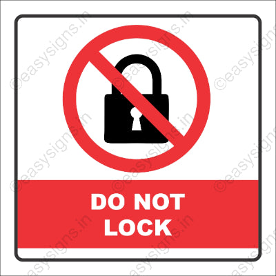 Do Not Lock