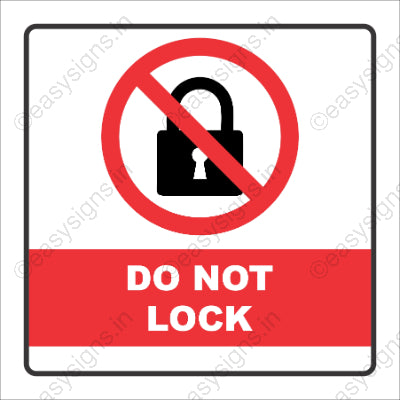 Do Not Lock