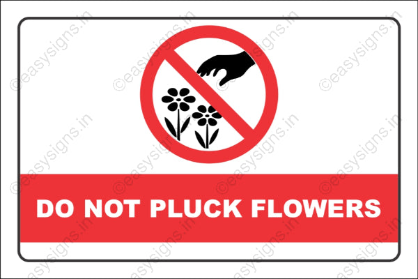 Do Not Pluck Flowers
