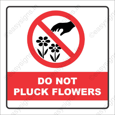 Do Not Pluck Flowers