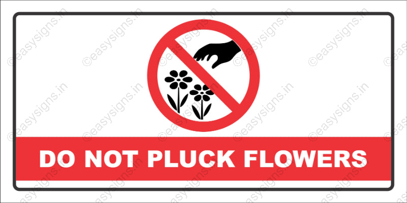 Do Not Pluck Flowers