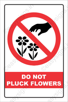 Do Not Pluck Flowers
