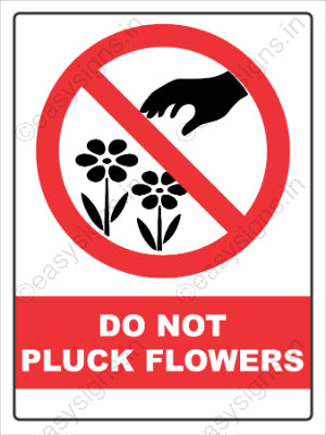 Do Not Pluck Flowers