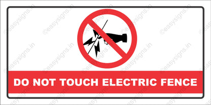 Do Not Touch Electric Fence