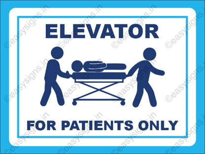 Elevator for Patients Only