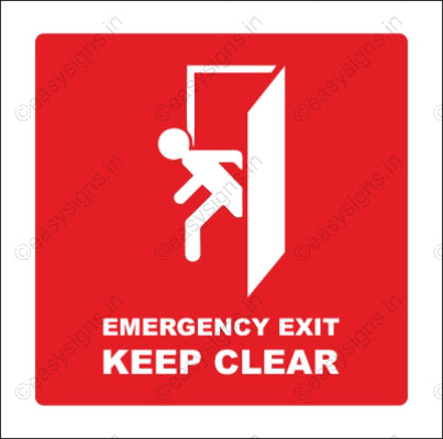 Emergency Exit Keep Clear