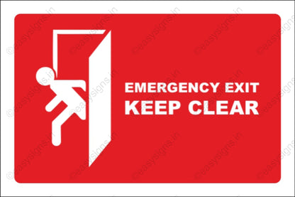 Emergency Exit Keep Clear