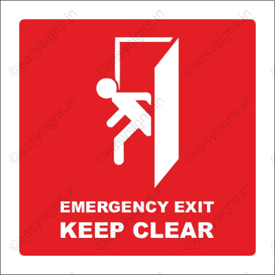 Emergency Exit Keep Clear