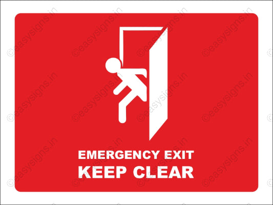 Emergency Exit Keep Clear
