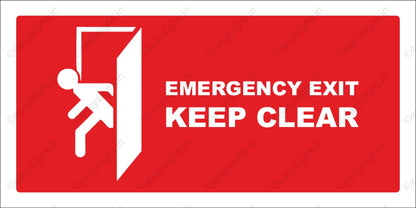 Emergency Exit Keep Clear