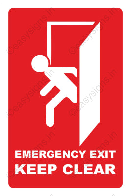 Emergency Exit Keep Clear