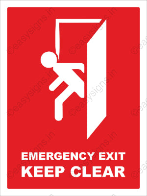 Emergency Exit Keep Clear