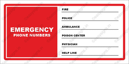 Emergency Contact Numbers