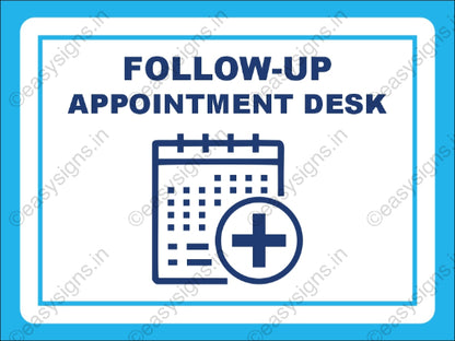 Follow-up Appointment Desk