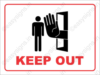 Keep Out Warning