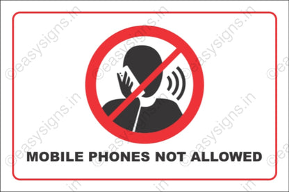 Mobile Phones Not Allowed
