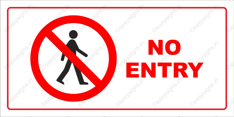 No Entry