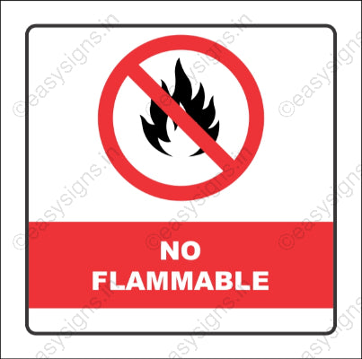 No Flammable