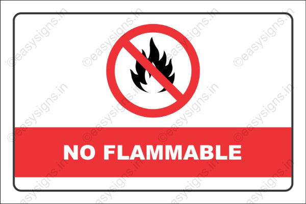 No Flammable