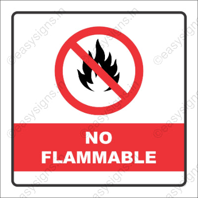 No Flammable