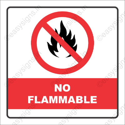 No Flammable