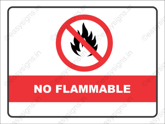 No Flammable