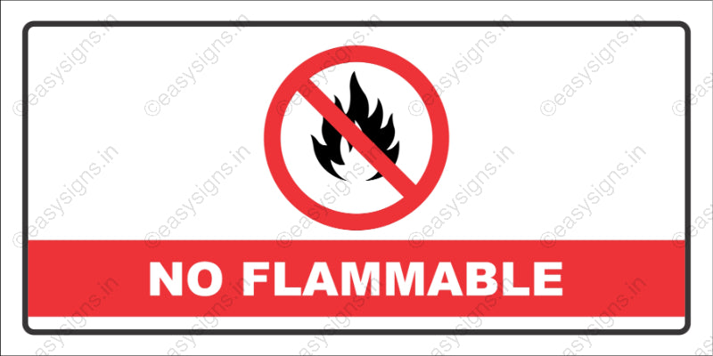 No Flammable