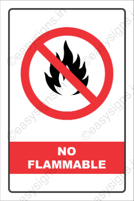 No Flammable