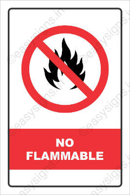 No Flammable