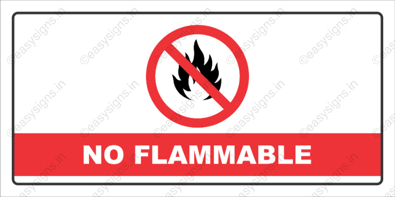 No Flammable