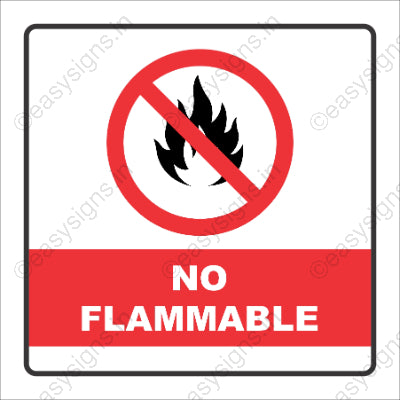 No Flammable