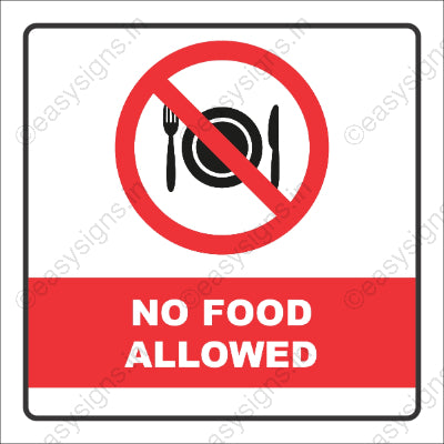 No Food Allowed