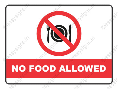 No Food Allowed